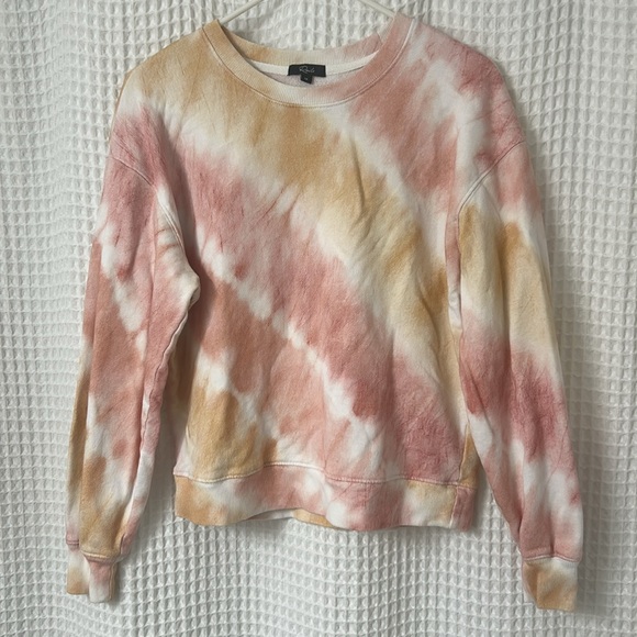 Rails Tops - Rails Ramona Sunset Tie Dye Crewneck Sweatshirt Long Sleeve Size Medium